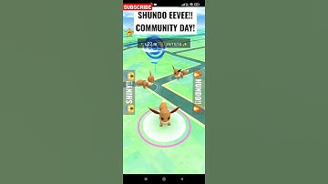 [ Shundo Eevee!!😱 ]  [ Community Day!!🔥] Pokemon Go #shorts