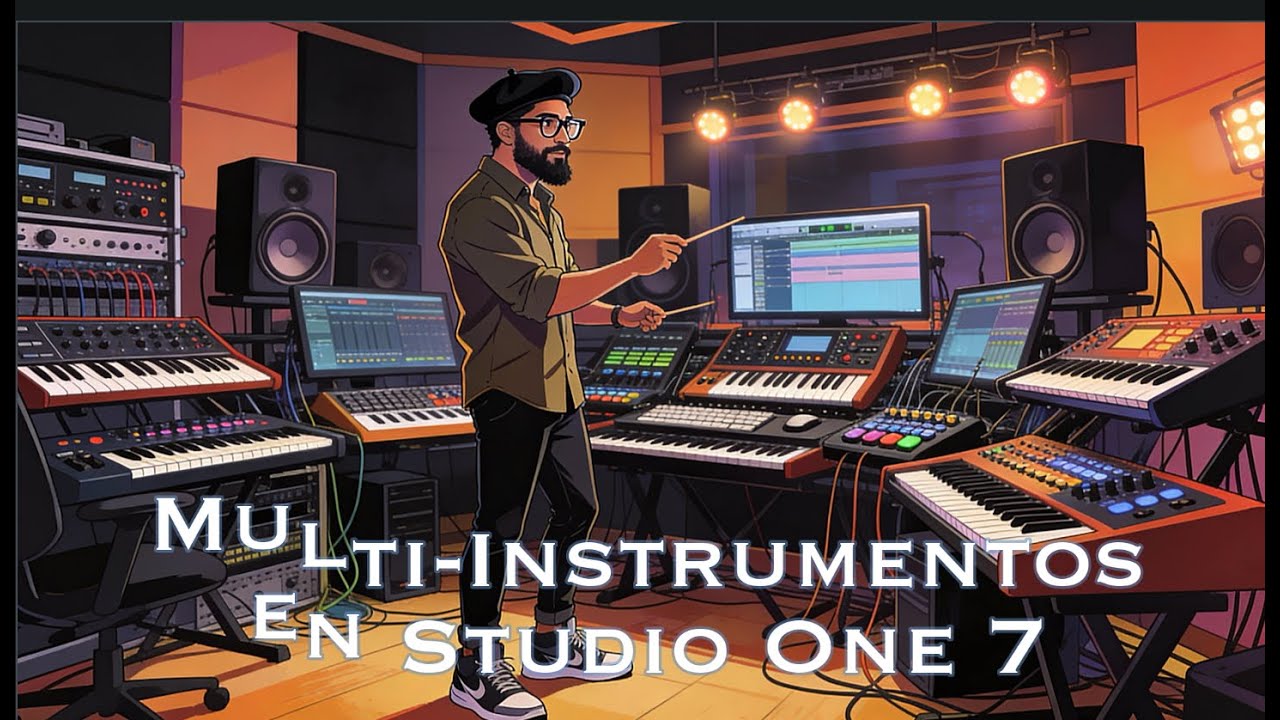 ¿Por qué usar un solo VST? Multi-Instrumentos en Studio One 7 para Profesionales