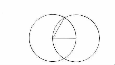 Euclid's Elements Book 1. Proposition 1. Draw an equilateral triangle.
