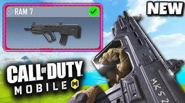 *NEW GUN* RAM 7 GAMEPLAY in COD MOBILE 🤯 (SEASON 8 UPDATE)