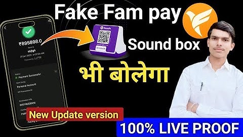 Fake Fampay mod apk by HLMODS | unlimited money 🤑 fake transaction fake Fampay apka download