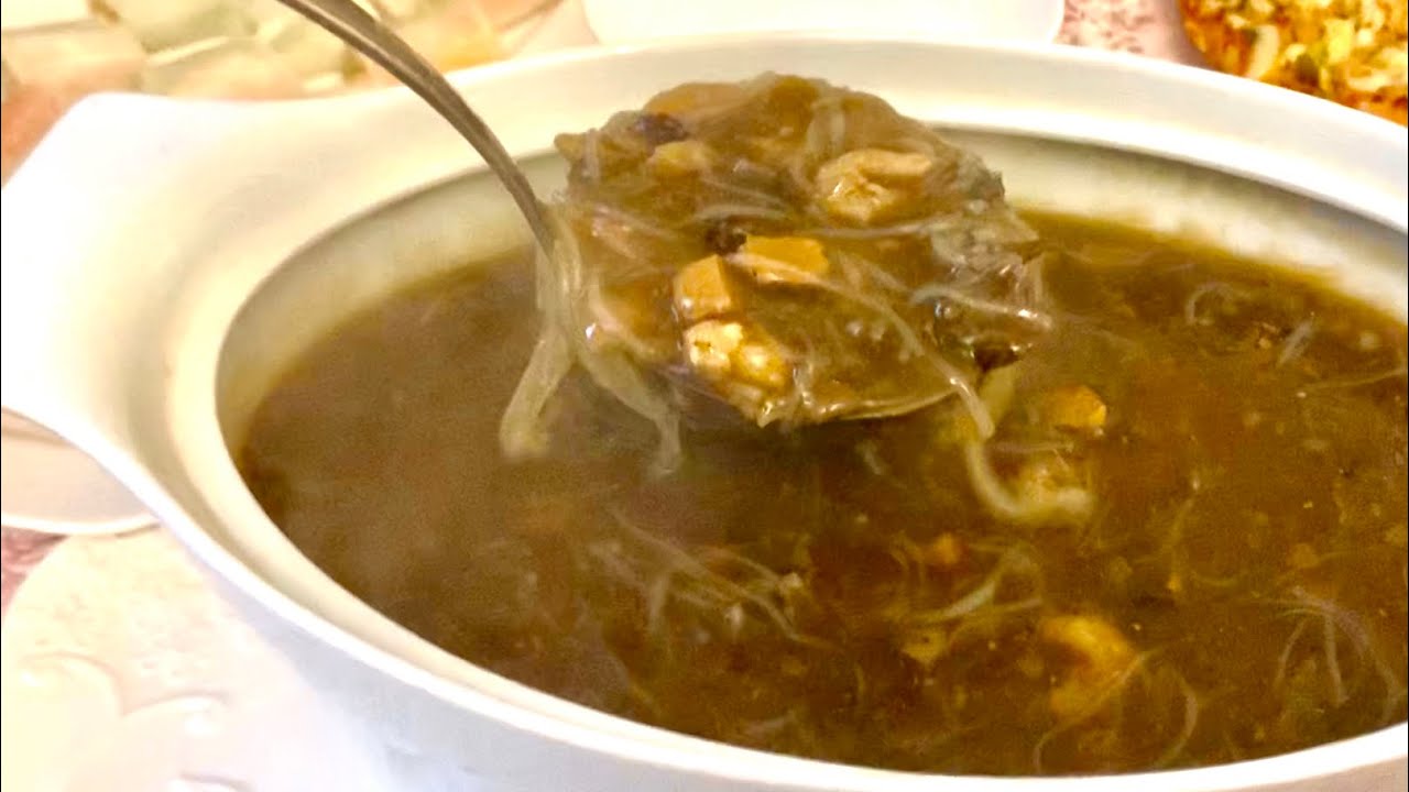 Soupe asiatique faite en 30 minutes شربة أسيوية رائعة المداق و سريعة التحضير