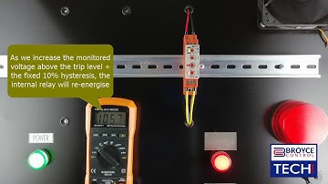 LMCVR-500V AC/DC Voltage Monitoring Relay - Undervoltage Function Demonstration