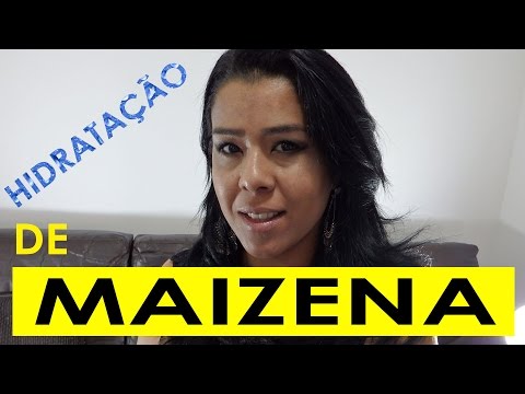 Hidratação capilar com maisena