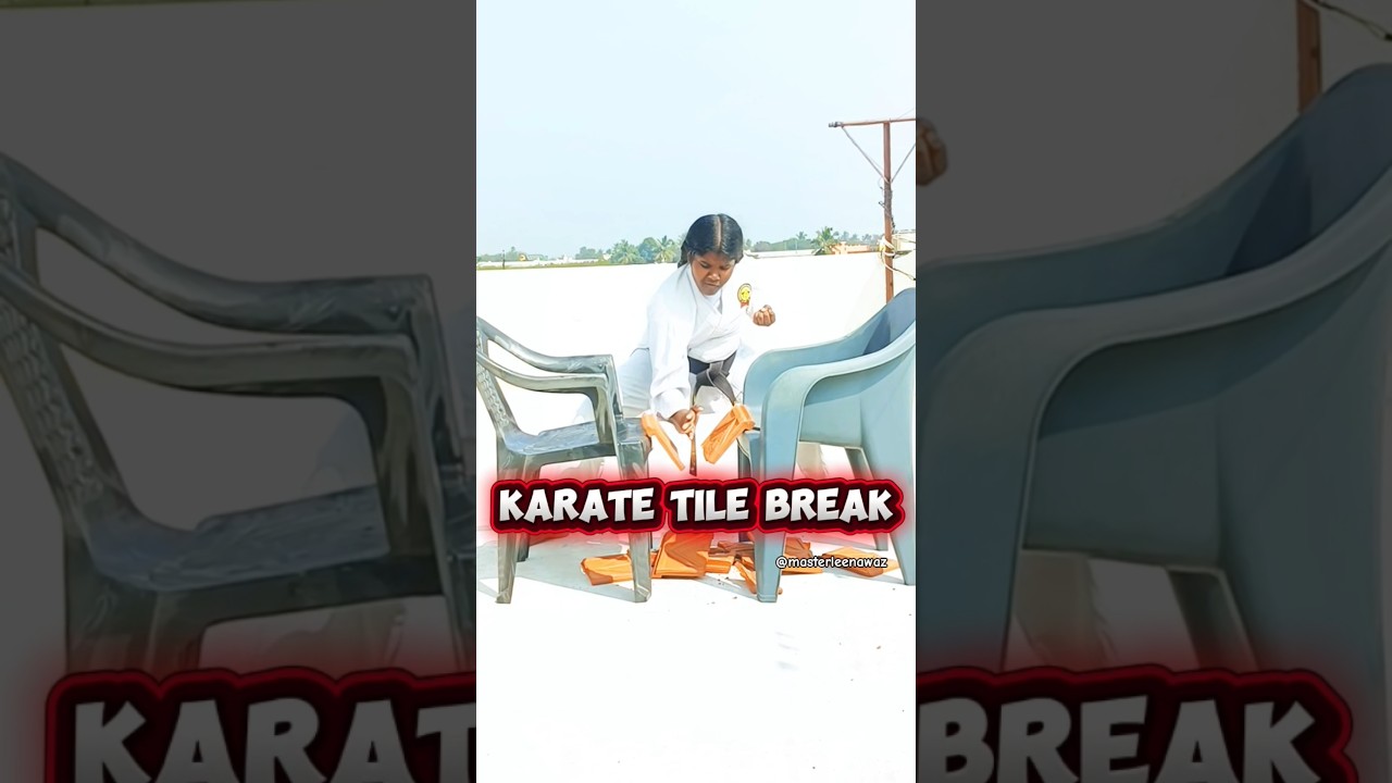 Karate Tile Break Video 