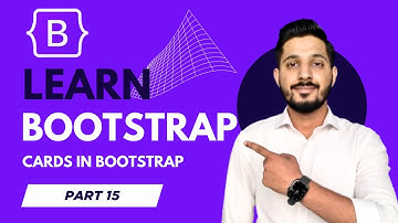 15 - Cards in Bootstrap Tutorial in Urdu / Hindi | Yazdan Haider