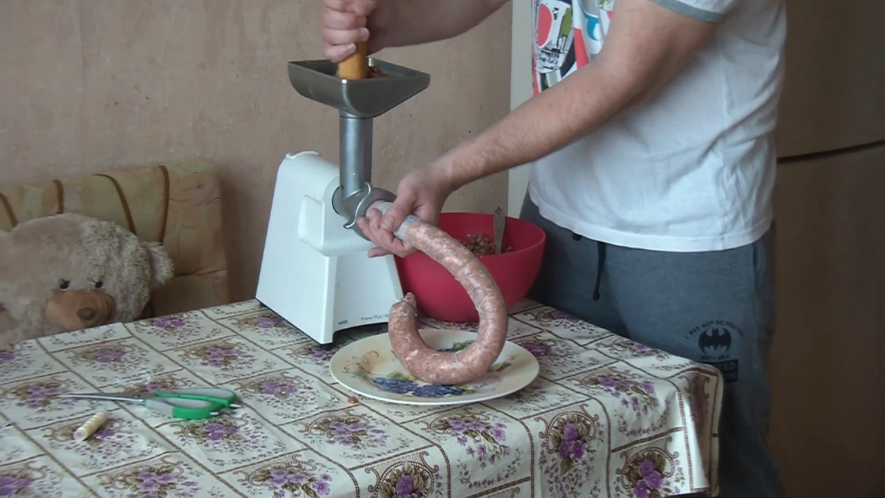 Колбаски в мясорубке рецепт