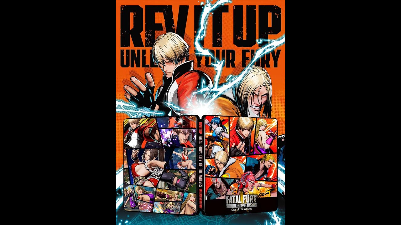 Fourreau Personnalisé Fatal Fury City Of The Wolves – Pour PS5, Neuf Sous Blister