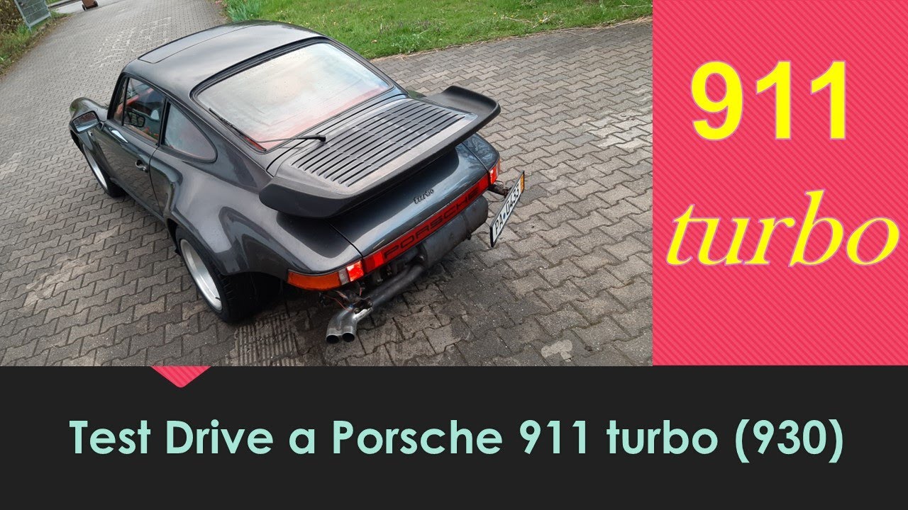 Porsche 911 turbo (930) - Test Drive - YouTube