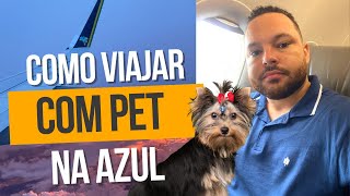Como viajar com seu PET na azul | Novas Regras