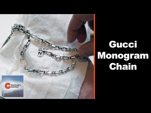 Gucci Chain - Large Gucci Link Chain - Sterling Silver - 23.6
