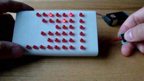 Binäruhr | Binary Clock - ATtiny2313, DS1307 RTC - mosfetkiller.de