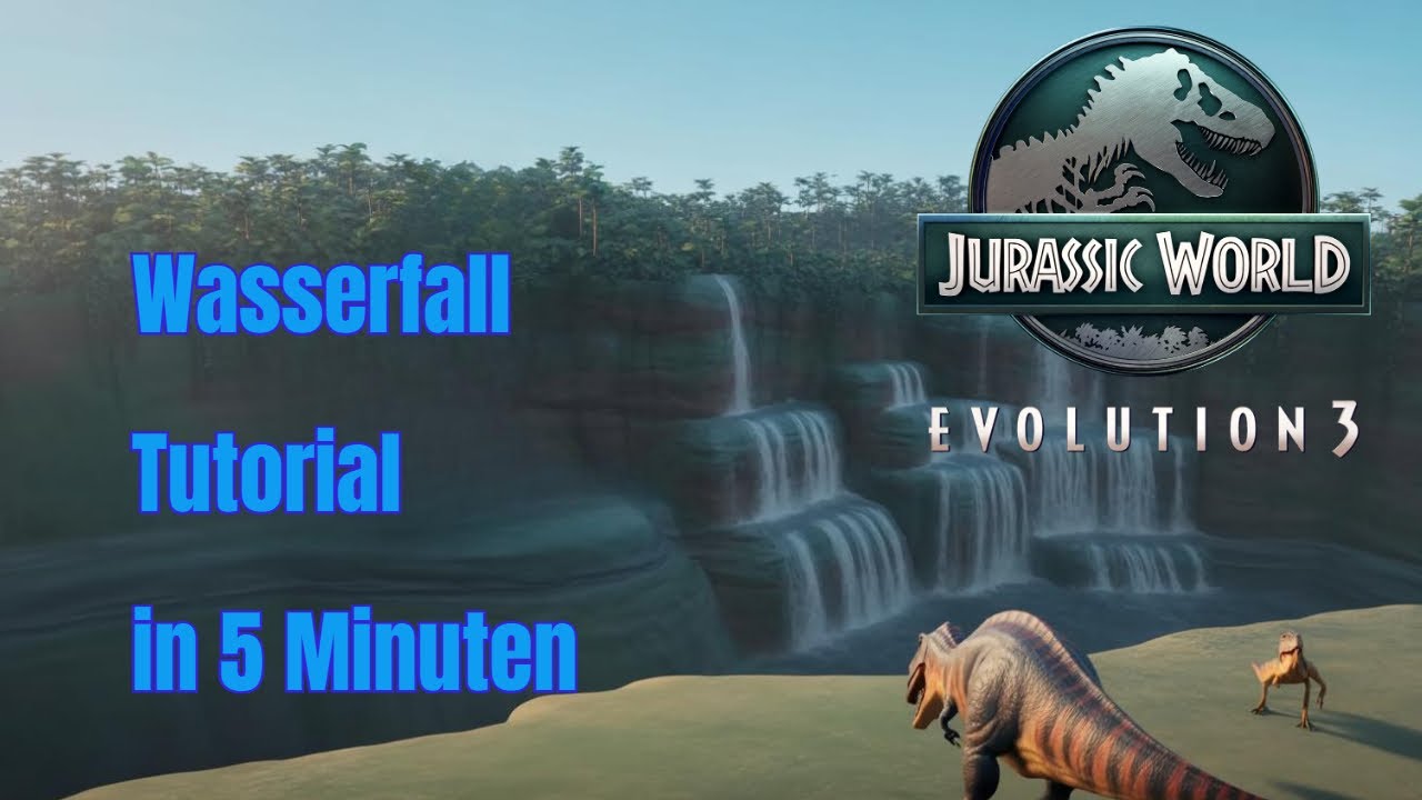 Wir bauen einen Wasserfall | Jurassic World Evolution 3 | Tutorial #1