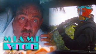 Hockey-Masked Shooters Attack the Wedding | Miami Vice