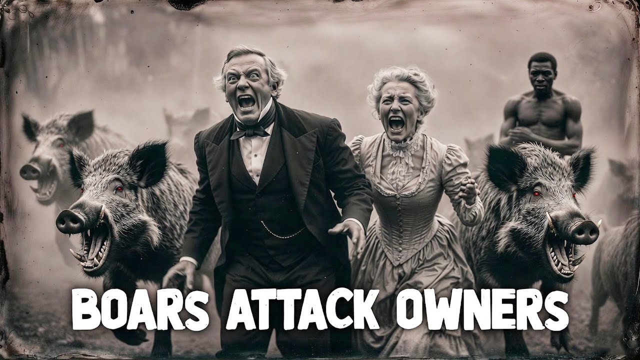 Starving Killer Boars Spared the Slave and Tore Apart Their Owners — America’s Darkest Slave Revenge