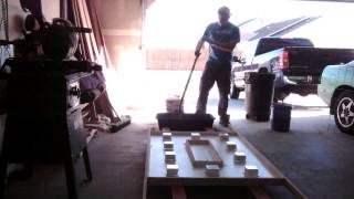 Making a Concrete Patio Table (Timelapse)