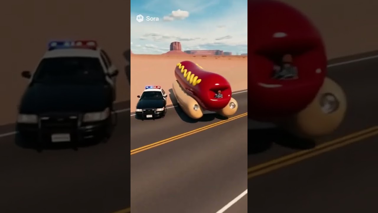 Surreal Food Car Chase Scenes You’ve NEVER Seen Before! 🍔🚓 | Funny Action Parody
