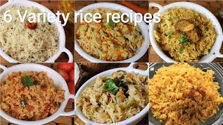 6 variety rice recipes tomato tamarind coconut milk jeera carrot
brinjal subscribe our channel for more videos igtv : https://w...