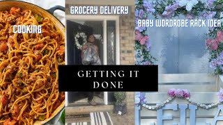 GETTING IT DONE | GROCERY DELIVERY HAUL | COOKING | TRY NEW ITEM FROM ZAXBYS