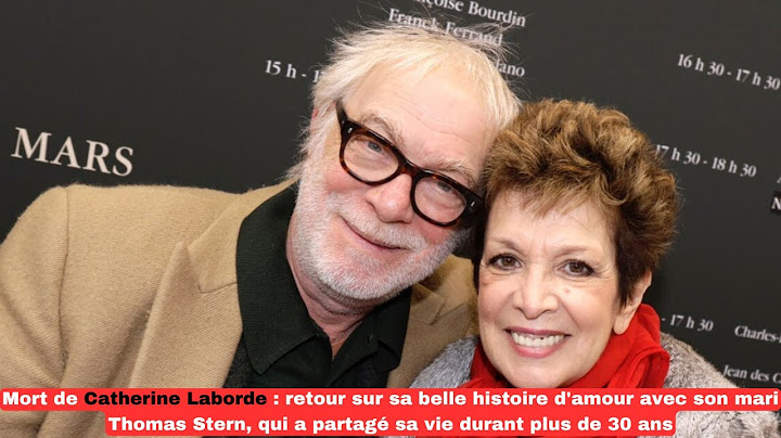 Mort de Catherine Laborde : son histoire d’amour avec Thomas Stern en 30 ans