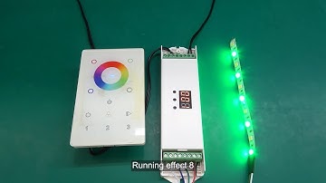 Demo of RGBW DMX512 Controller SR-2812(US3) wok with SR-2102b