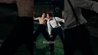 Bruce lee vs Robert Baker (Petrov) 🐉 — Fist of Fury 1972 #shorts