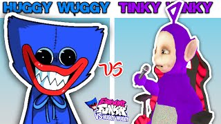 Rap Battle with HUGGY WUGGY! | Friday Night Funkin' VS Huggy Wuggy Week (all Phase) (FNF Mod Horror)