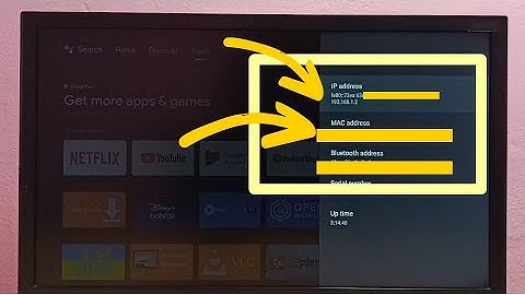 SANSUI Android TV : How to Find IP Address and MAC Address on SANSUI Android TV