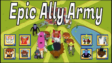 Epic Ally Army VS Impoppable! (Battd Bloons Adventure time TD)