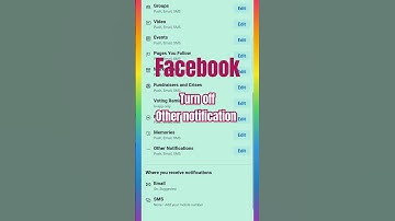 How to Turn off other notification on Facebook? #shortsfeed #shorts #trending  #facebooktips