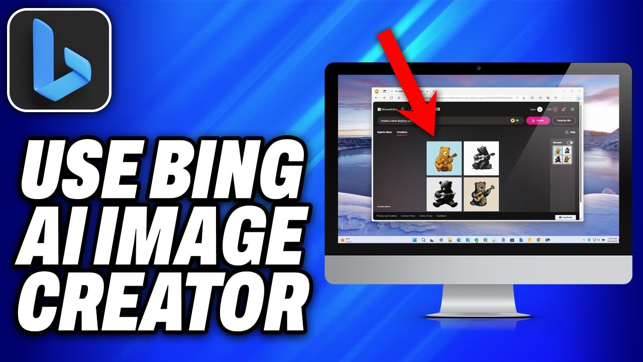 How To Use Bing AI Image Creator (2024) - Easy Fix - YouTube