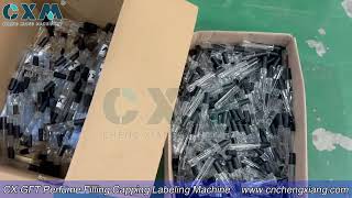 CX-GFT Perfume Filling Machine丨5ml 10ml 15ml Perfume Filling Capping & Labeling Machine