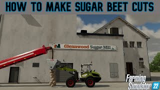 How to make sugar beet cuts | FARMING SIMULATOR 22 #farmingsimulator22 #howto