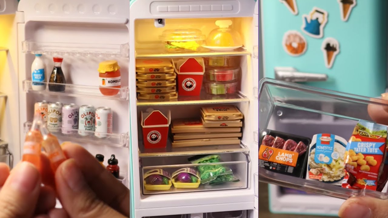 Acomodando mi refri: Fill the fridge / Minibrands - OMG