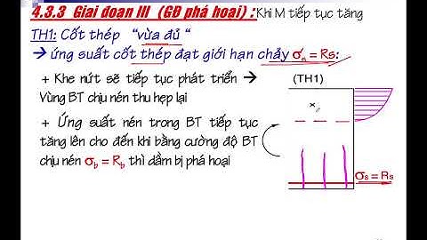 BTCT 1   C4 Cấu kiện chịu uốn   4 3  Trạng thái US trên Tiết diện thẳng góc   Giai