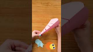 Kağıttan Baby Shark Yapıyoruz #shorts #youtubekids #kidsshortsvideo #babyshark #diy