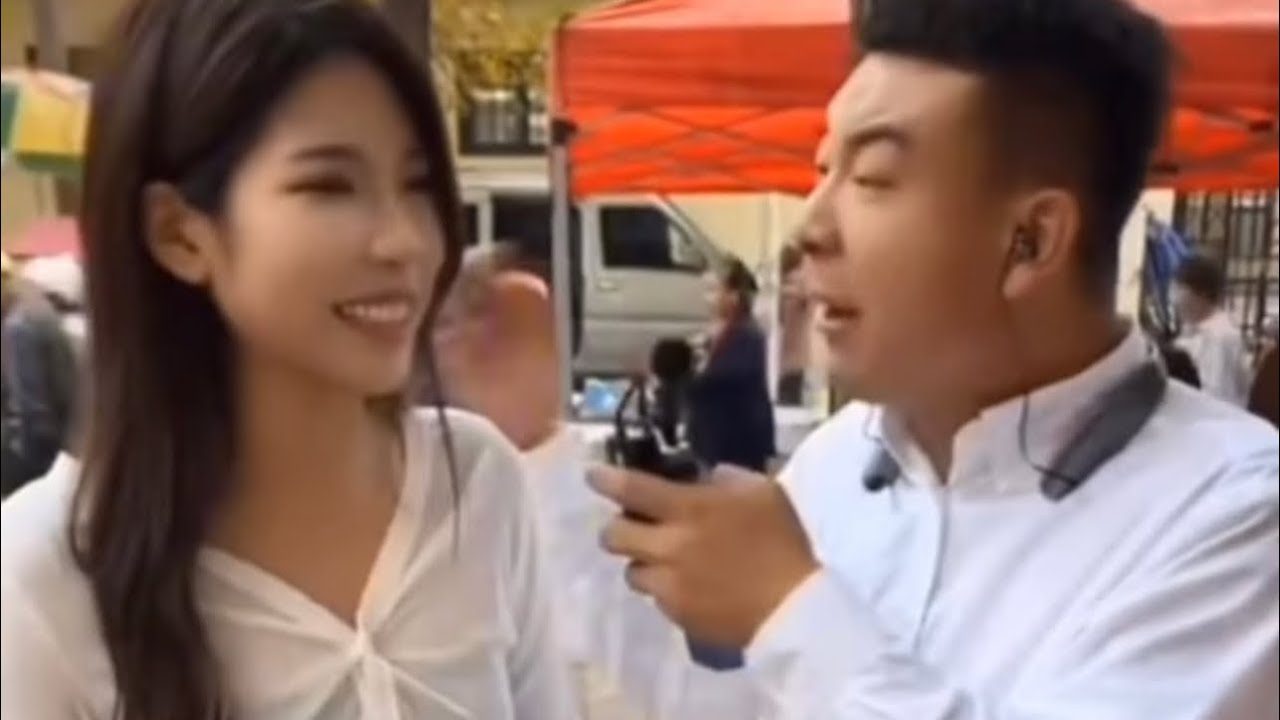 元帅户外搞笑与美女互动