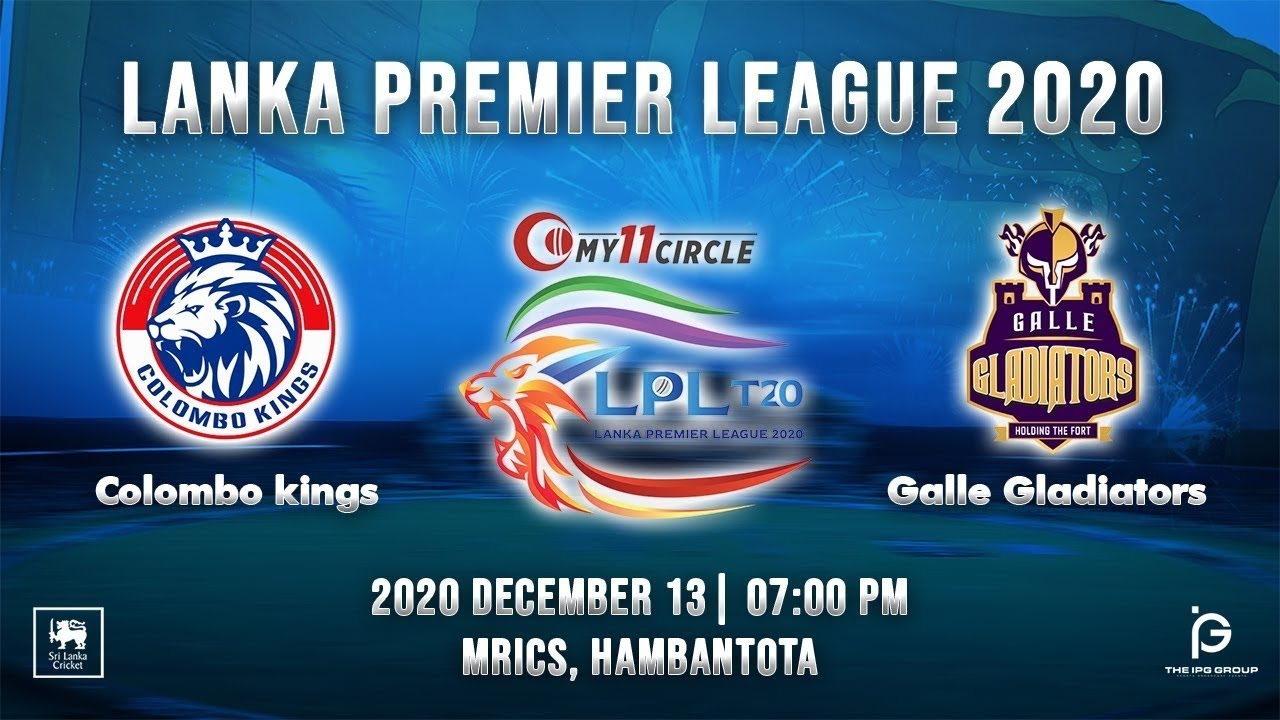 1st Semi Final - Colombo Kings vs Galle Gladiators | LPL 2020