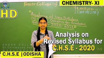 New CHSE Syllabus 2020 | Revised Syllabus for session 2020-21 | CHSE New Syllabus Chemistry class11