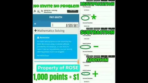 PAYMATH ONLINE PROGRAM (MATH SOLVING) EARN DOLLAR NO NEED INVITES TO PAY OUT
