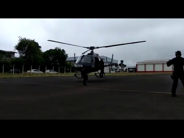 Policiais civis da região treinam técnicas para operações com helicóptero do Saer/Fron