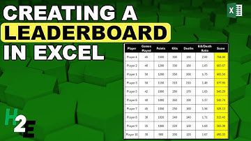 Create a Leaderboard in Excel