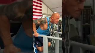 the Rock WWE and Hollywood star 🌟 Workout at Gym ❤️#youtubeshorts #shortsvideo #viralshorts
