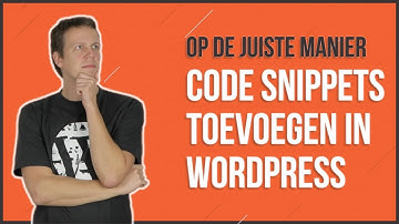 Code snippets toevoegen in WordPress (op de juiste manier)