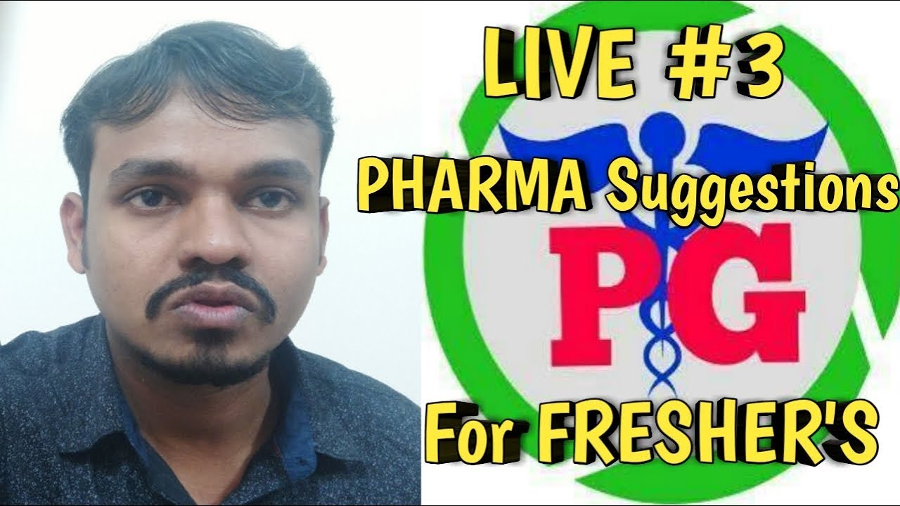 Pharma LIVE #3 Guidance for B.Pharmacy Freshers  With PHARMA GUIDE Radhakrishna || Pharma Guide