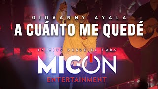 Giovanny Ayala - A Cuánto Me Quedé (En Vivo)