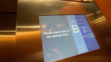 Nudge Mode on a Talking ThyssenKrupp Elevator! (Inpatient Pavilion @ Central DuPage Hospital)