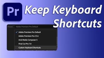 Adobe Premiere: Move Keyboard Shortcuts Between Versions