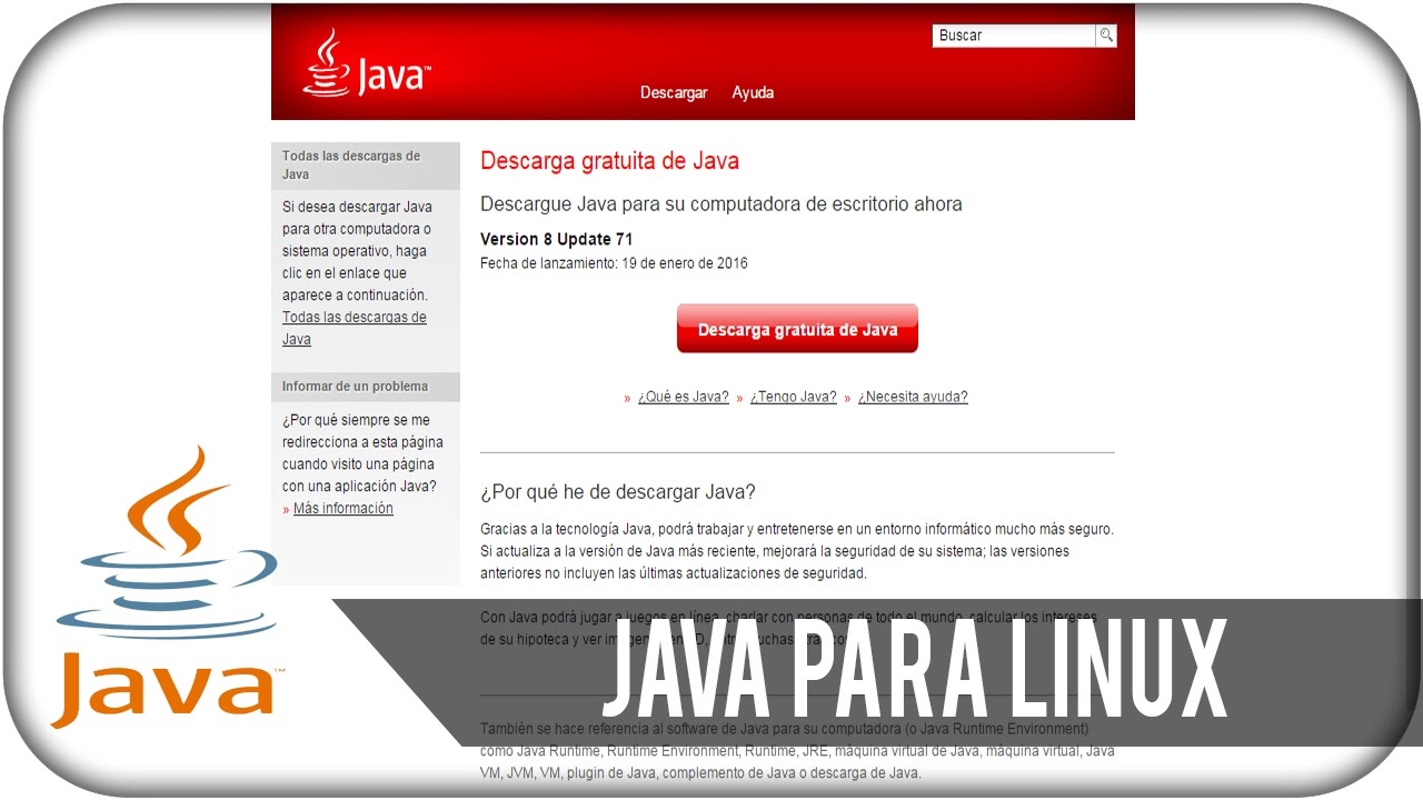 Como Descargar Java 8 Para Linux Canaima 2017 YouTube Como descargar java 8 para linux canaima 2017 youtube