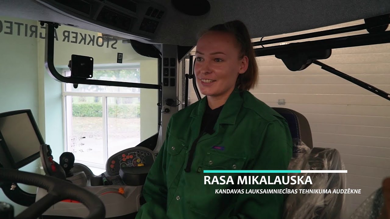 Praktizējas ar jaunāko un modernāko lauksaimniecības tehniku